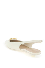 Valentino Garavani Slingback Vlogo Ballerina   White