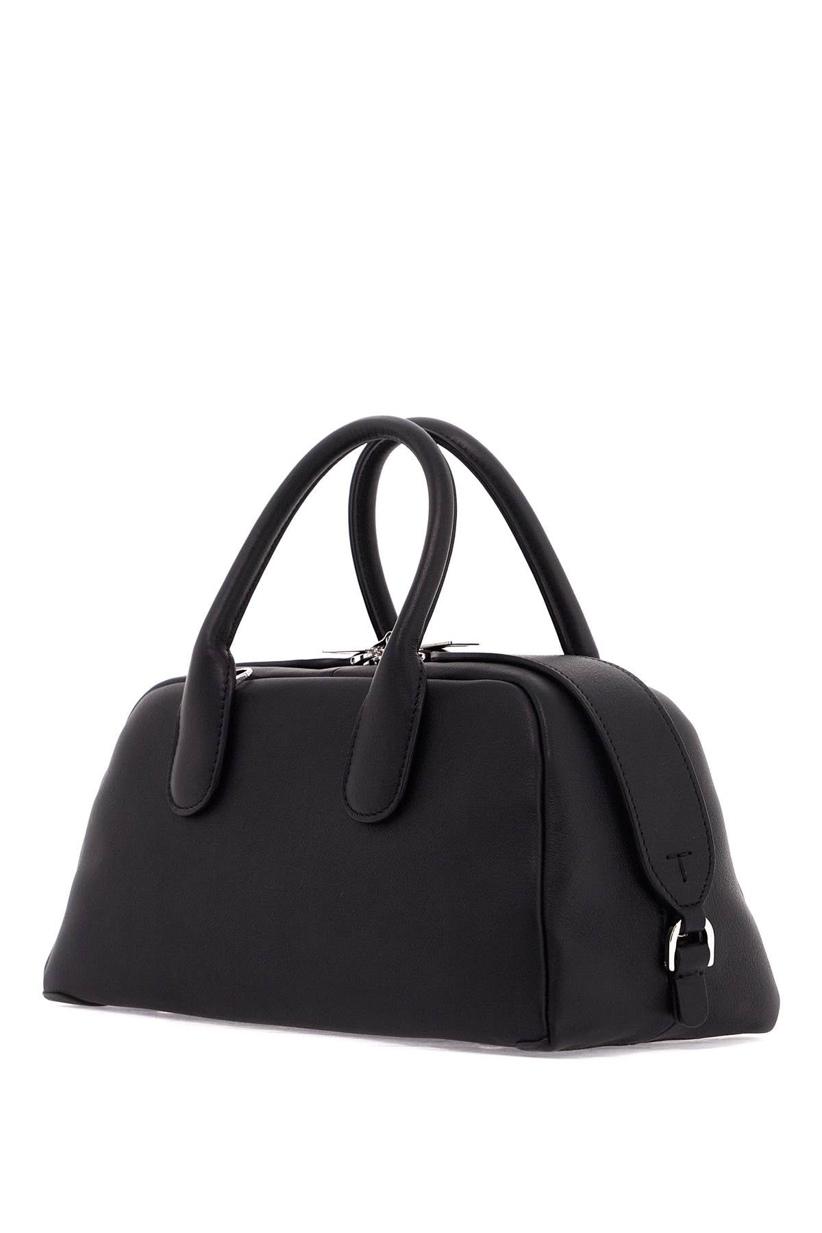 Tod's Smooth Leather Darsena Handbag   Black