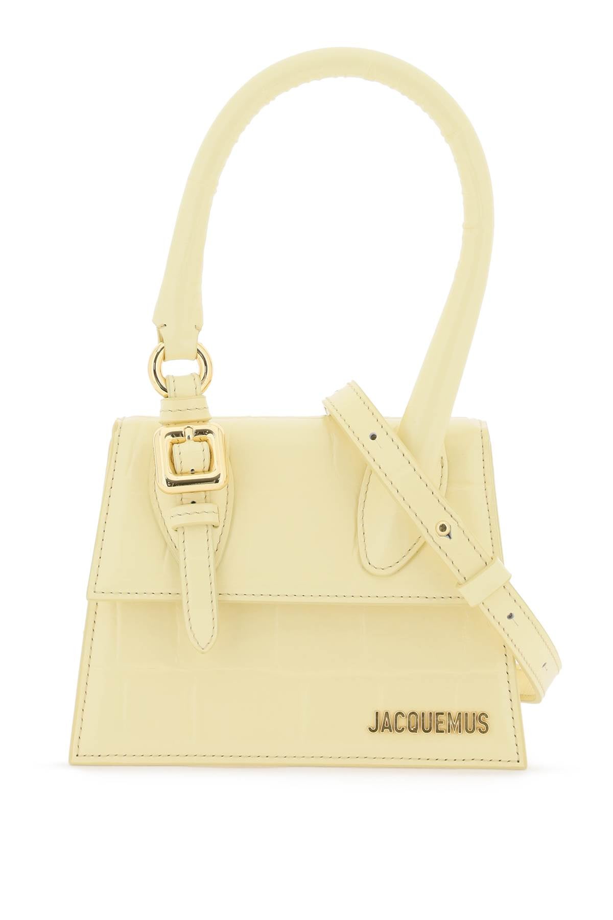 Jacquemus Le Chiquito Moyen Boucle Bag   Yellow