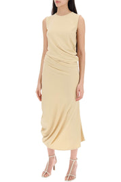 Lemaire Twisted Midi Dress   Beige