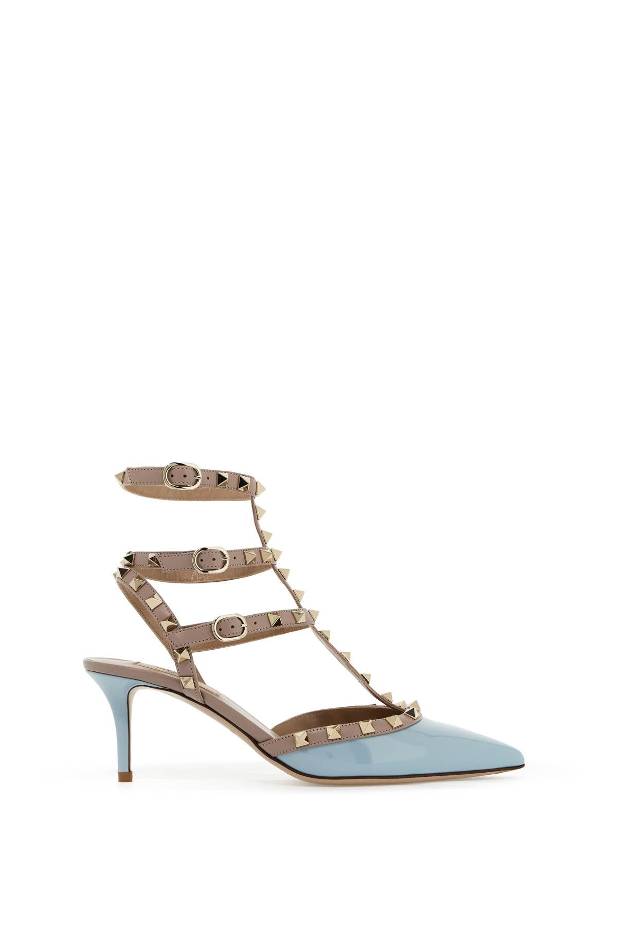 Valentino Garavani Rockstud Slingback Pumps   Neutral