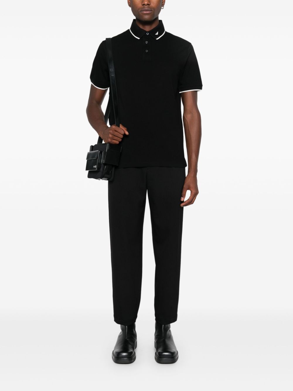 Emporio Armani T Shirts And Polos Black