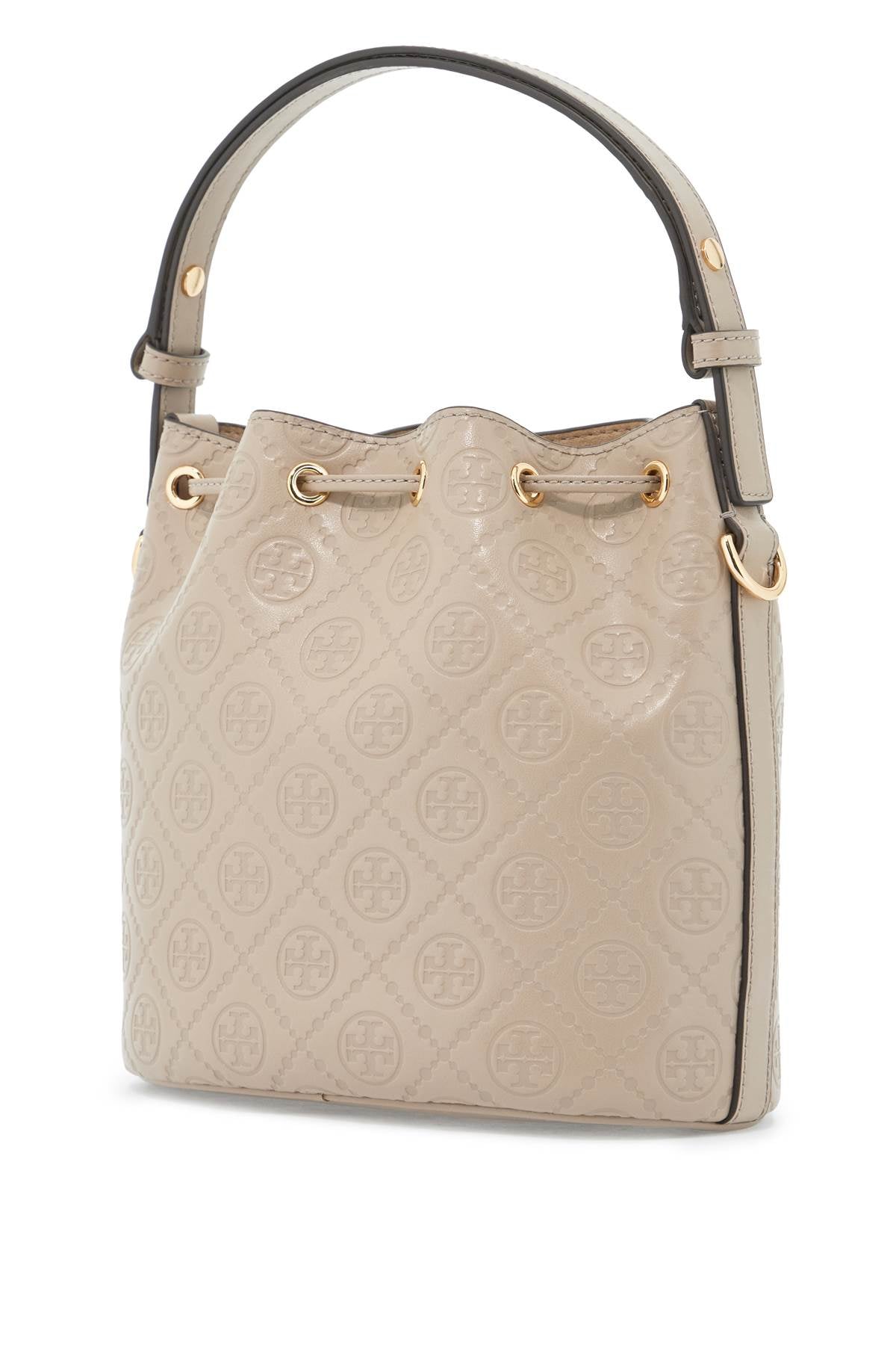 Tory Burch Ma\N\Nmonogram T Bucket Bag With   Neutral