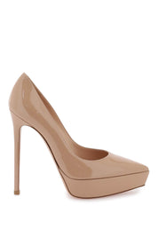 Gianvito Rossi Platform Patent Leather Pumps   Pink