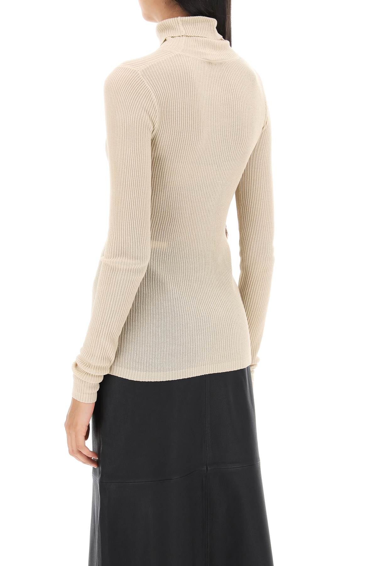 By Malene Birger Ronella Lyocell Knit Top   Beige