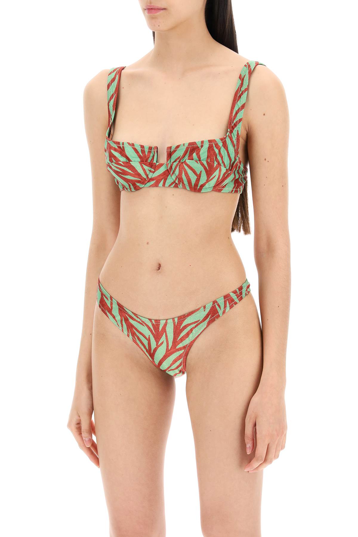 Reina Olga Brigitte Bikini Set   Brown