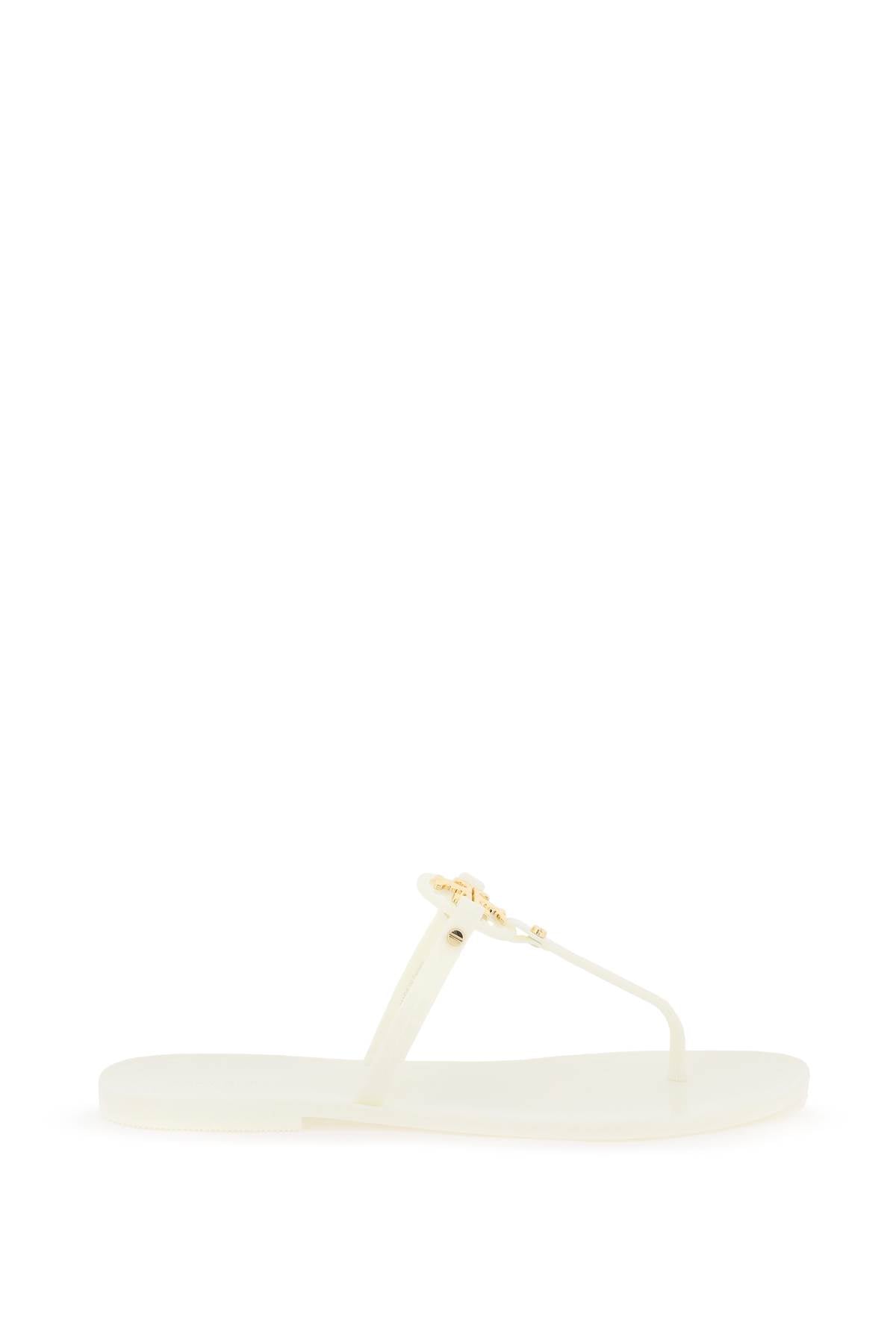 Tory Burch Mini Miller Rubber Thongs   White