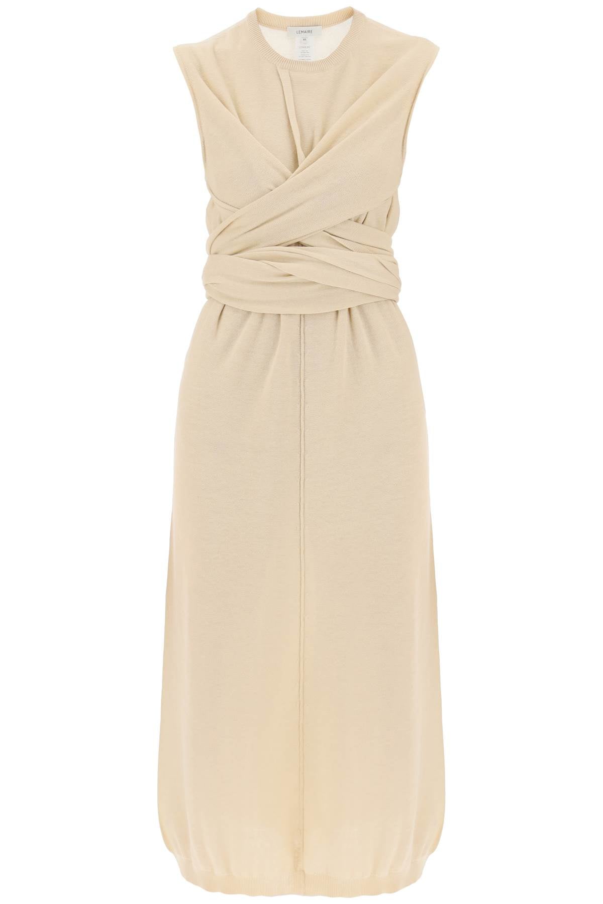 Lemaire Knit Midi Dress   Beige