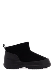 Moon Boot Luna Low Suede Leather Ankle   Black