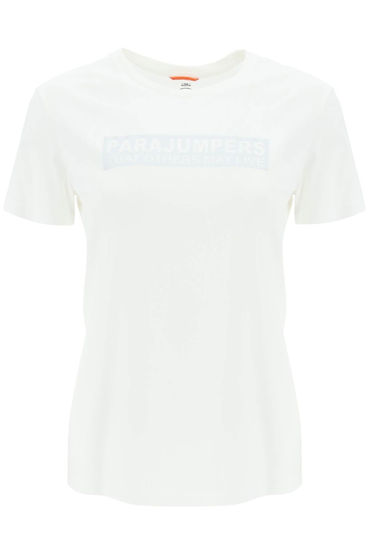 Parajumpers 'Box' Slim Fit Cotton T Shirt   White