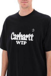 Carhartt Wip Spree Halftone Printed T Shirt   Black