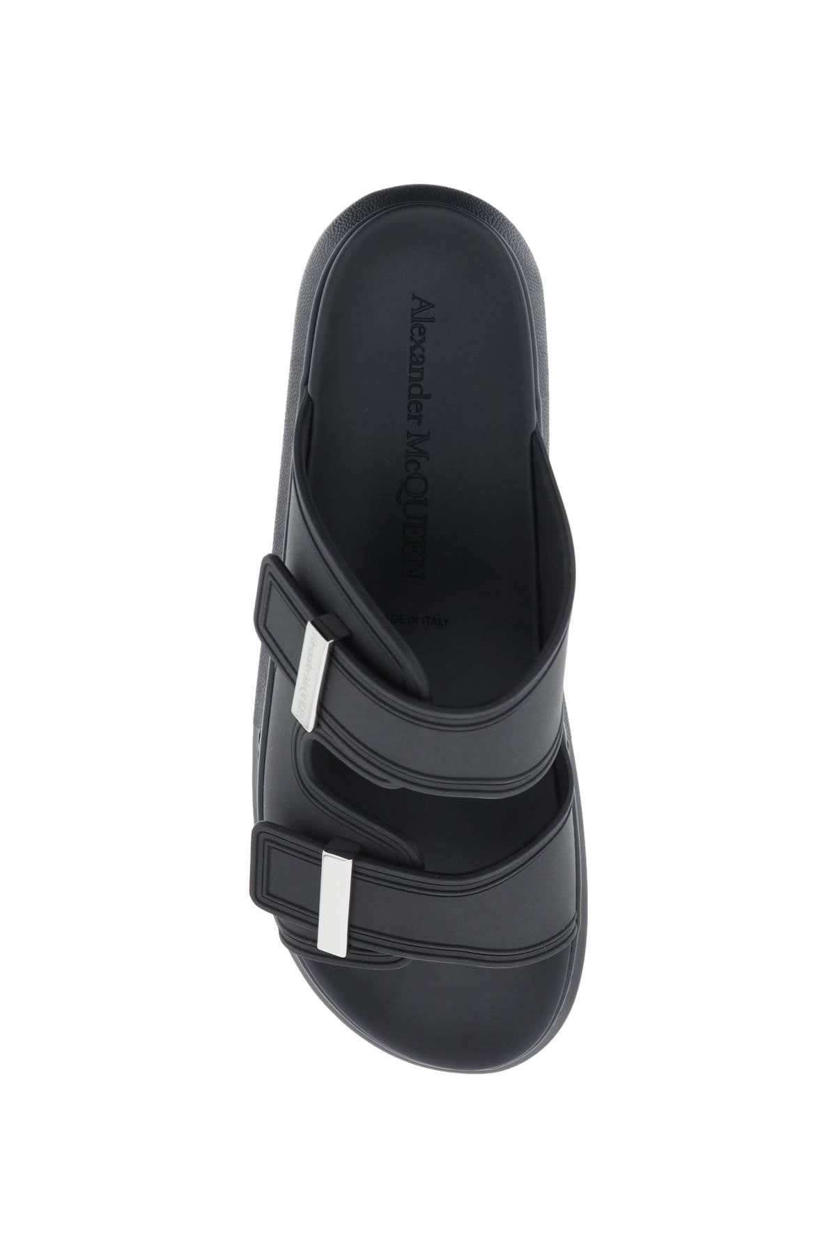 Alexander Mcqueen Tpu Slides   Black