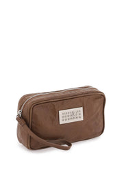 Mm6 Maison Margiela Numeric Pouch Bag   Brown