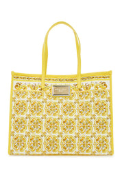 Dolce & Gabbana Maiolica Large Shopping Bag   Yellow