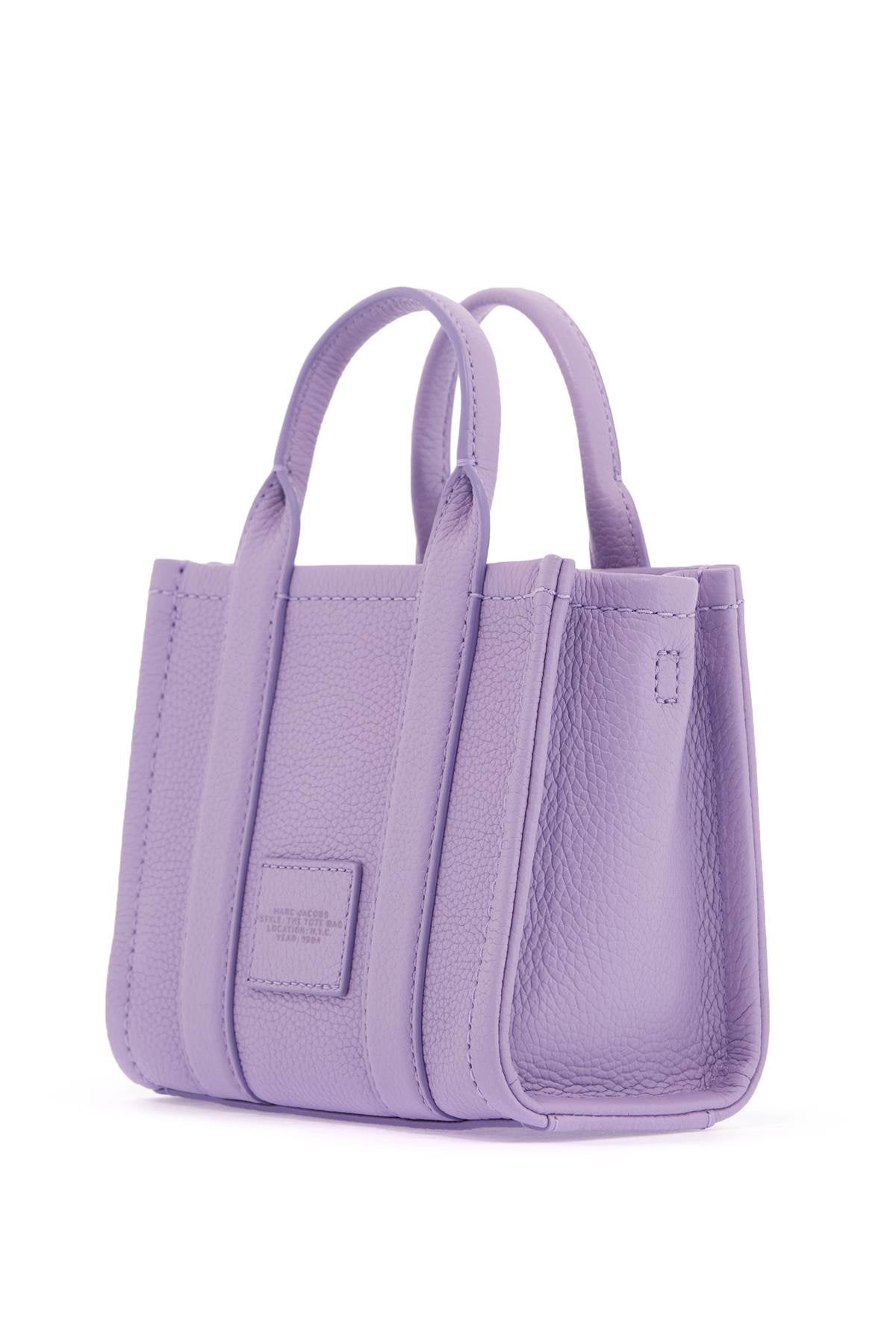 Marc Jacobs The Leather Mini Tote Bag   Purple