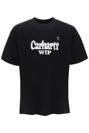 Carhartt Wip Spree Halftone Printed T Shirt   Black