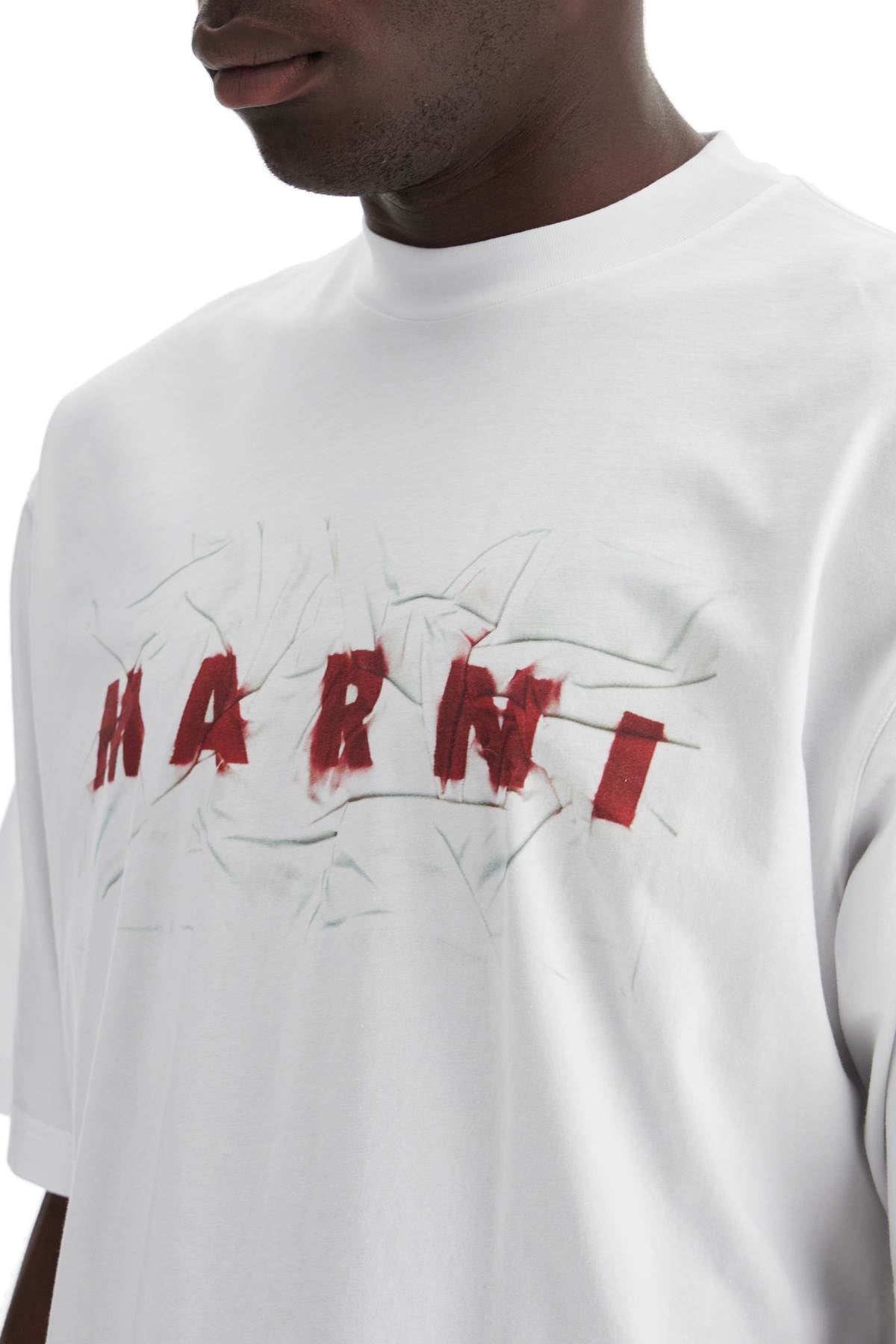 Marni Organic Cotton T Shirt   White