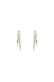 Panconesi 'Double Kilter' Earrings   Green