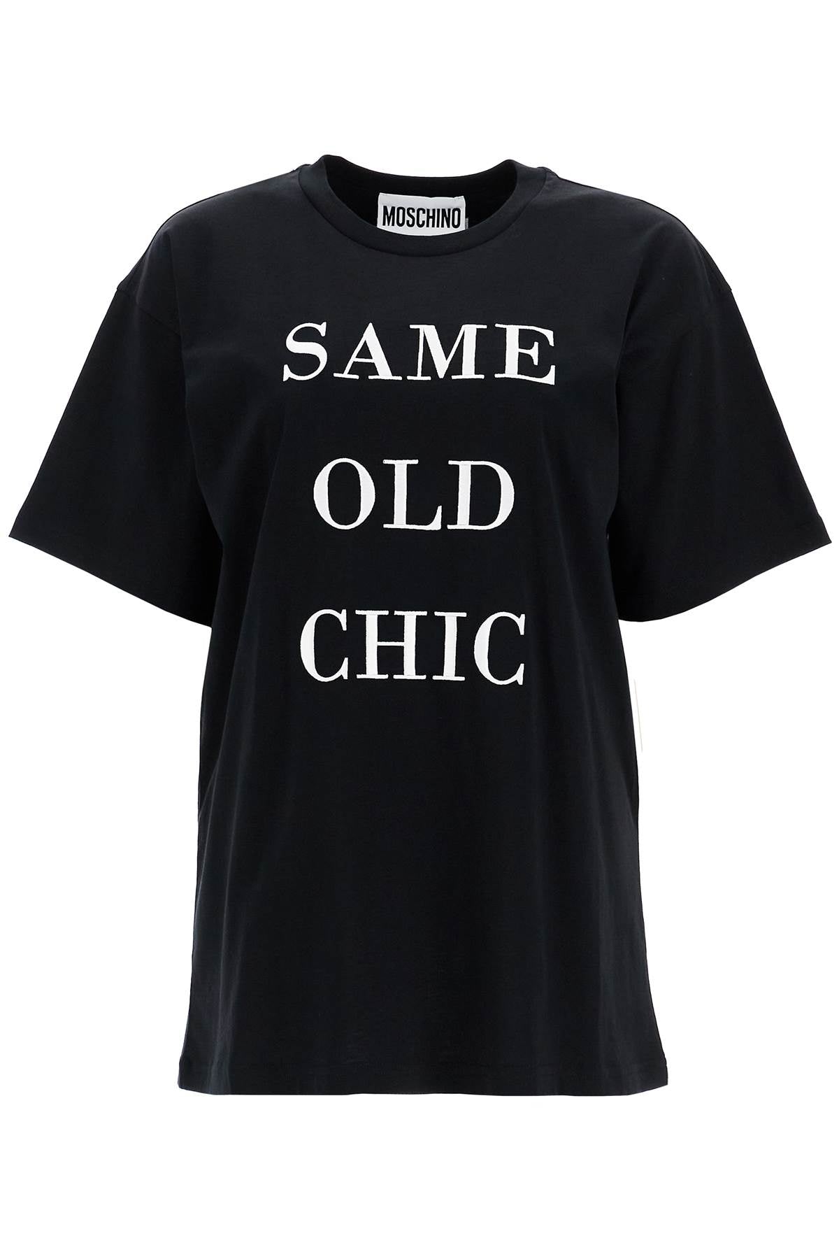 Moschino "oversized T Shirt With Same Old   Black