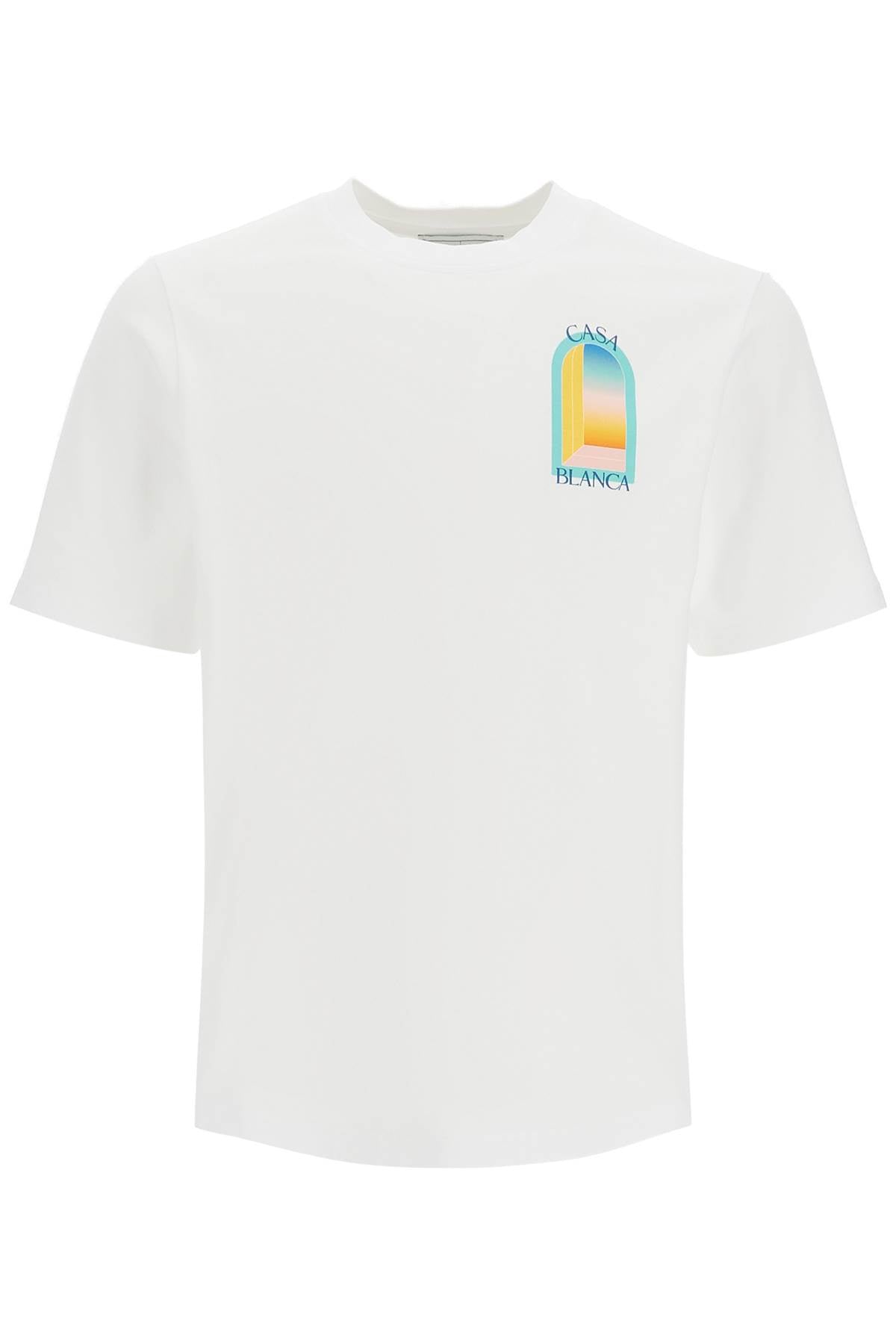 Casablanca Colorful Rainbow Arc T   White