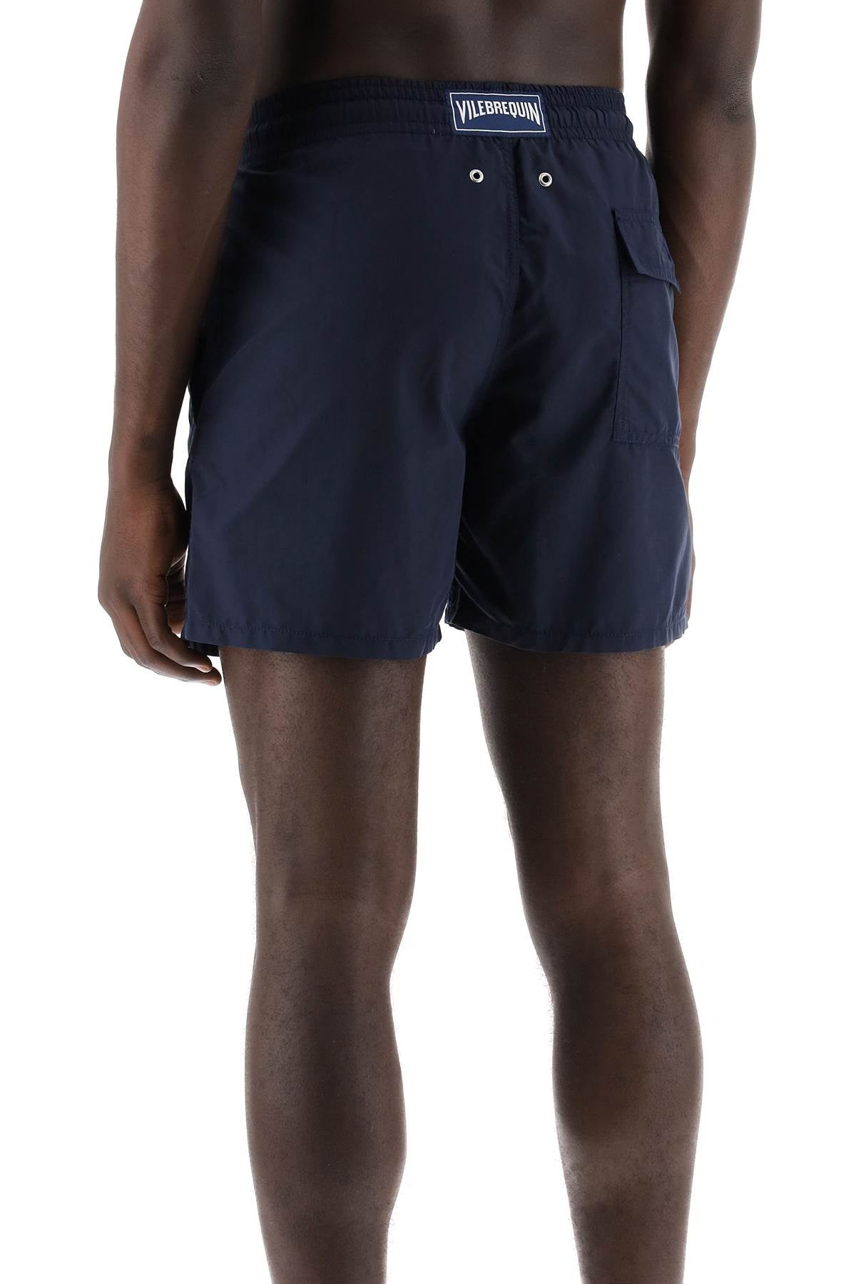 Vilebrequin Moorea Sea Bermuda Shorts   Blue