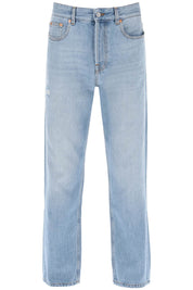 Valentino Garavani tapered jeans with medium wash