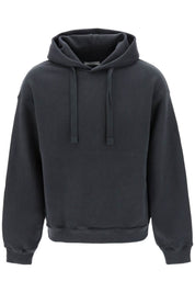 Lemaire Hoodie In Fleece Back Cotton   Grey