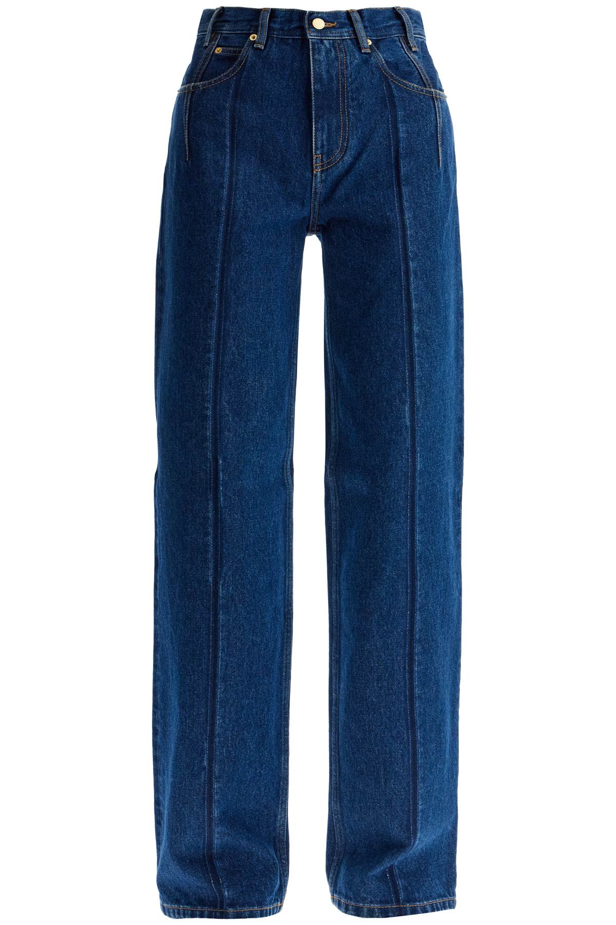 Darkpark "lu Jeans With Pleated Effect   Blue