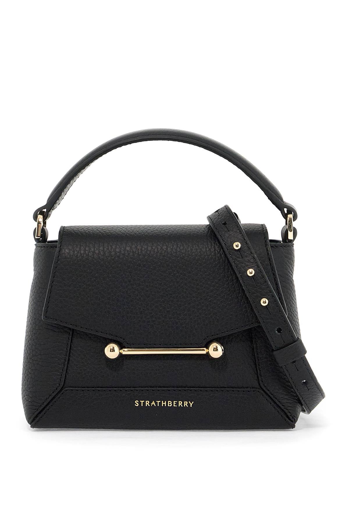 Strathberry Mosaic Nano Bag   Black