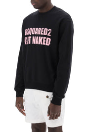 Dsquared2 Cool Fit Printed Sweatshirt   Black