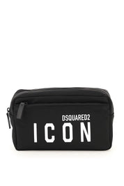 Dsquared2 Nylon Icon Vanity Case   Black