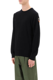 Parajumpers Tolly Sweater In Merino Wool   Black