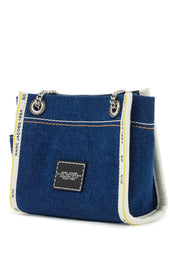 Marc Jacobs The Denim Chain Crossbody Tote Bag   Blue