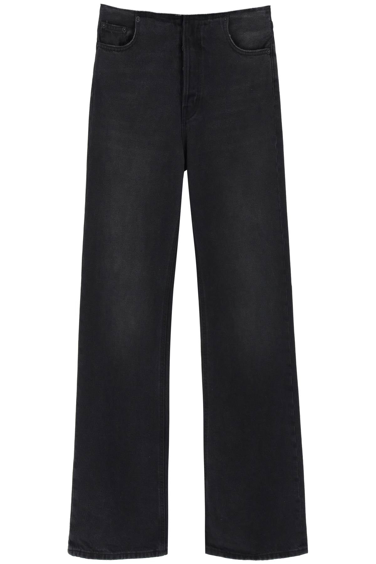 Haikure 'Korea' Loose Flared Jeans   Black