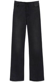 Haikure 'Korea' Loose Flared Jeans   Black