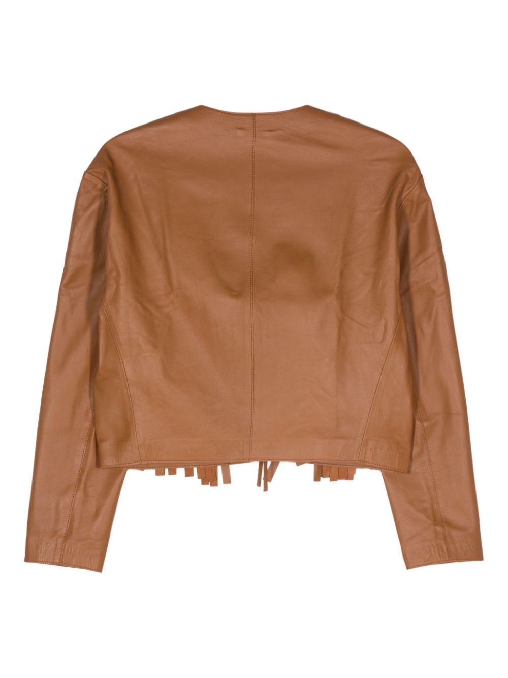 Alysi Jackets Leather Brown