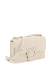 Pinko Mini Love Bag One Chevron   White