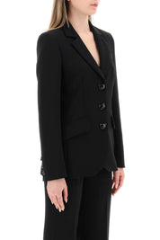 Moschino Blazer With Teddy Bear Buttons   Black