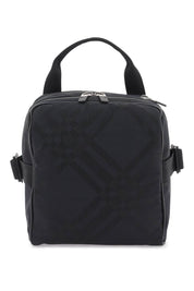 Burberry "jacquard Check In Shoulder Bag   Black