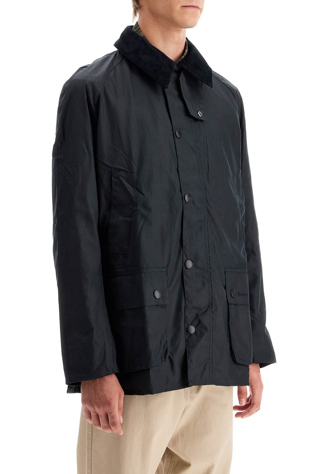 Barbour Ashby Waxed Jacket   Blue