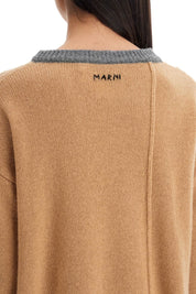 Marni Cashmere Boxy Pullover   Beige