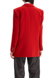 Alessandra Rich Oversized Double Bre   Red