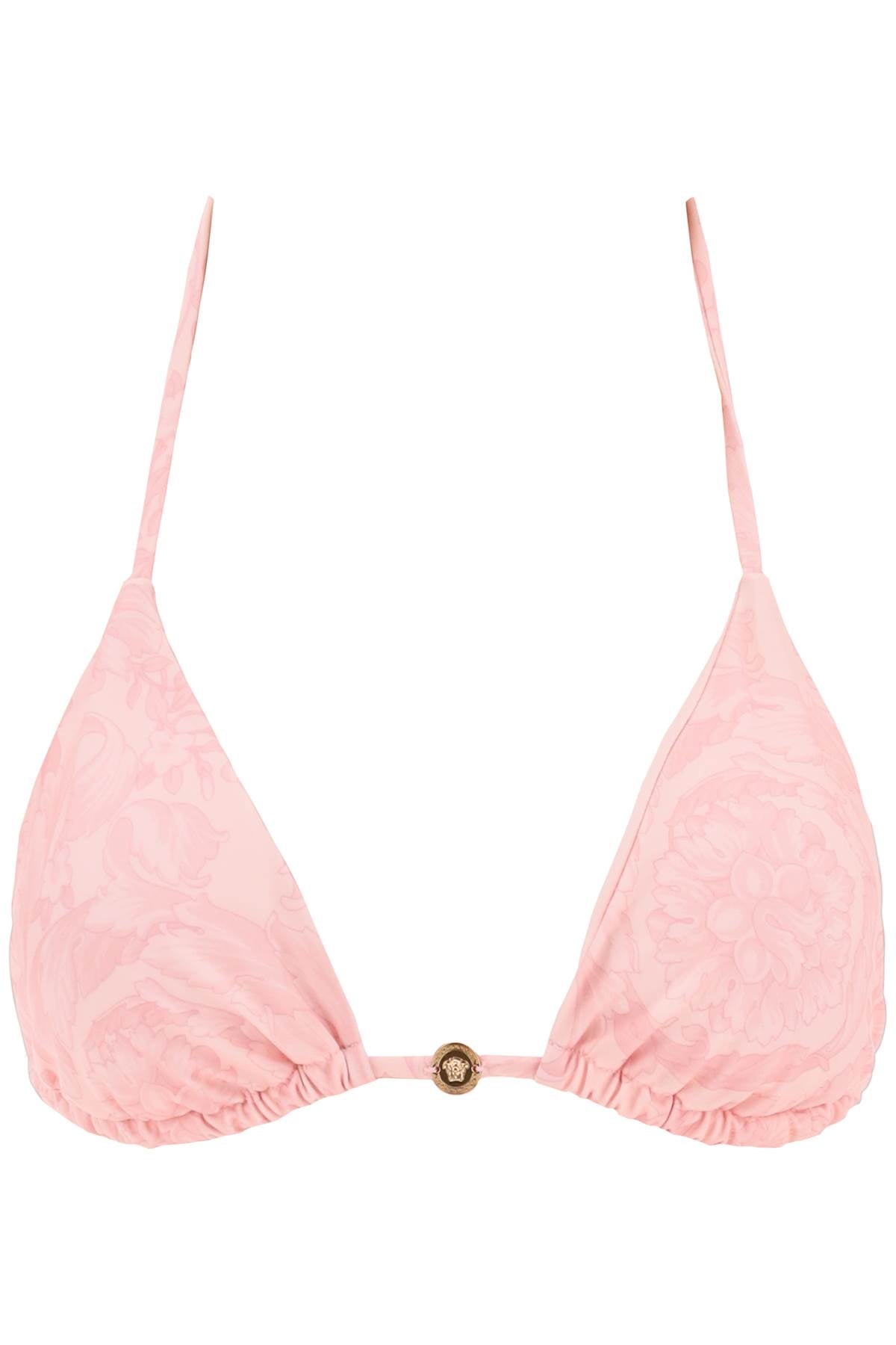 Versace Baroque Bikini Top   Pink