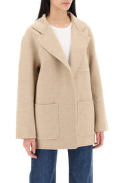 Toteme Double Faced Wool Jacket   Beige