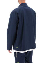 Ksubi 'Detonate' Technical Cotton Jacket   Blue