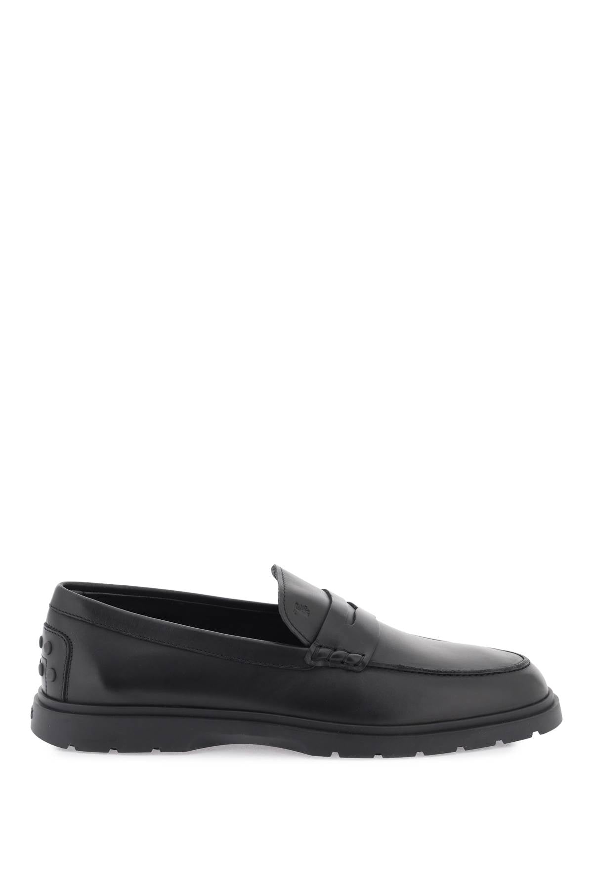 Tod's Leather Loafers   Black