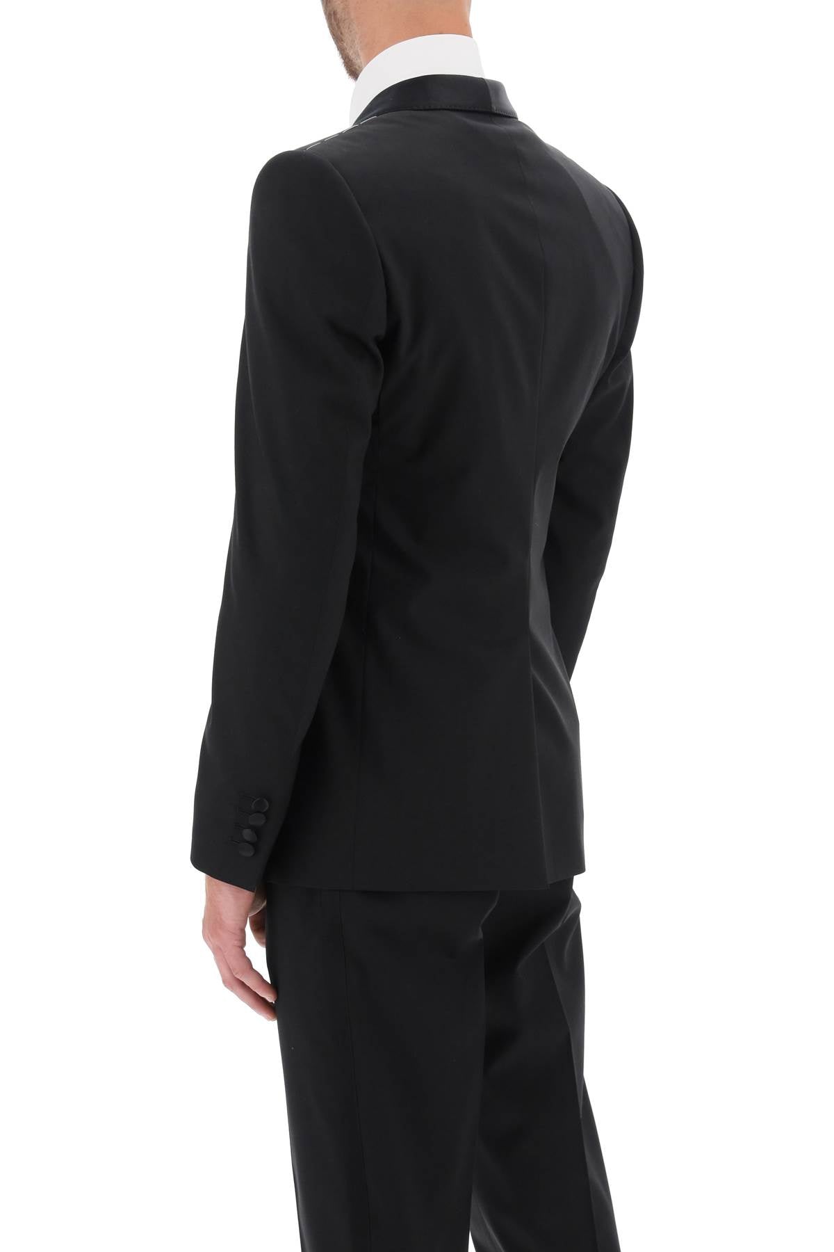 Dolce & Gabbana 'Sicilia' Tuxedo Jacket   Black