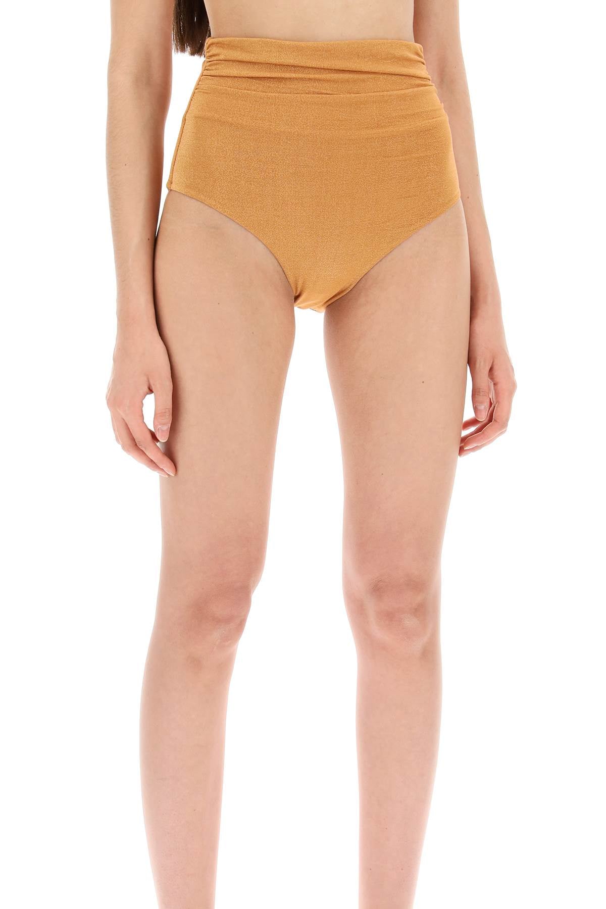 Max Mara Beachwear Replace With Double Quotebikini Briefs In Jersey And Lure   Orange