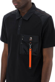 Parajumpers Replace With Double Quoterescue Polo With Nylon Insertsreplace With Double Quote   Black