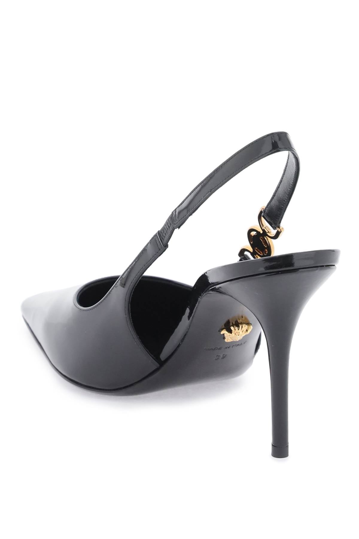 Versace Medusa '95 Slingback Pumps   Black